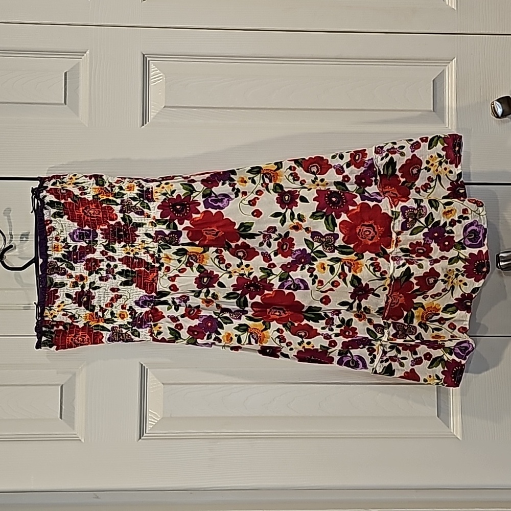 Karisma strapless floral dress